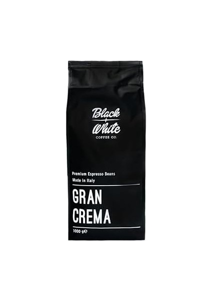Black And White Coffee Co. Gran Crema Çekirdek Kahve, 1 kg