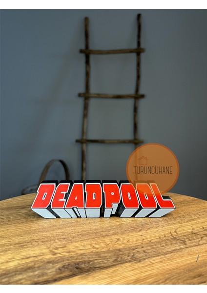 Deadpool Marvel Avengers Logo Masaüstü Dekor Figür Hediyelik Koleksiyon 17 cm