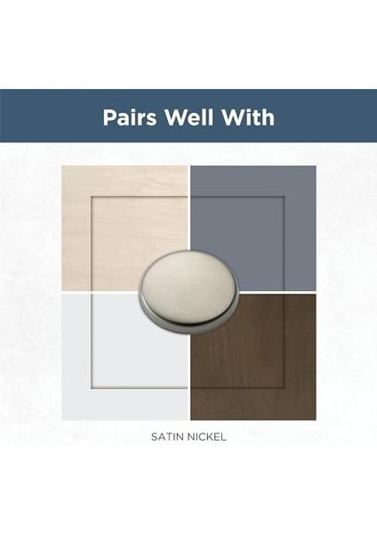 Brass Kavisli Dolap Çekme,, 3 Inç Çekmece Kolu, 25'li Paket, P35518K-SN-B1 modelleri