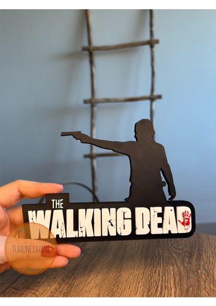 The Walking Dead Logo Masaüstü Dekor Koleksiyon Figürü Hediyelik Dekoratif Obje Masa Süsü 18 cm fiyatları