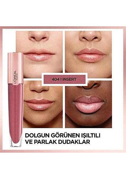 L'oréal Parıs Brilliant Signature Plump In Gloss Ruj 404, Insert modelleri