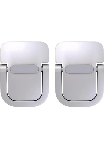 Metal 2 Adet 5mm 3m Yapışkanlı Katlanabilir Ultra Mini Laptop Standı,portatif Taşınabilir