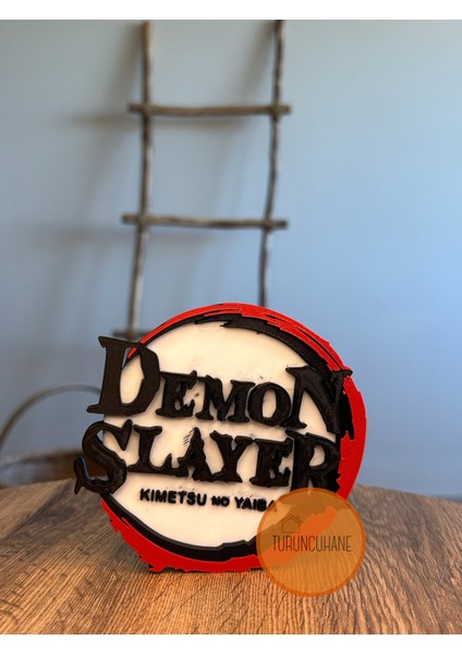 Demon Slayer Sonsuzluk Kalesi Anime Logo Odası Masaüstü Dekor Figür Hediyelik Koleksiyon 12 cm
