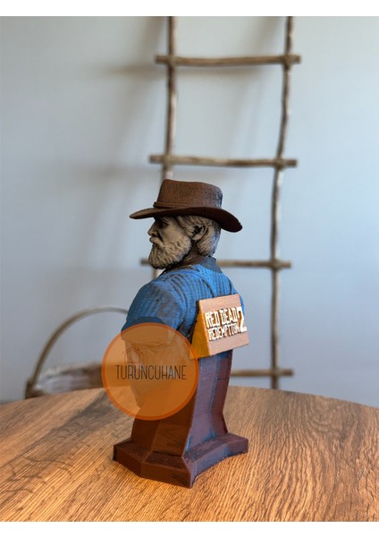 Arthur Morgan Büst Red Dead Redemption 2 Playstation Oyun Karakteri Gamer Hediyelik fiyatları