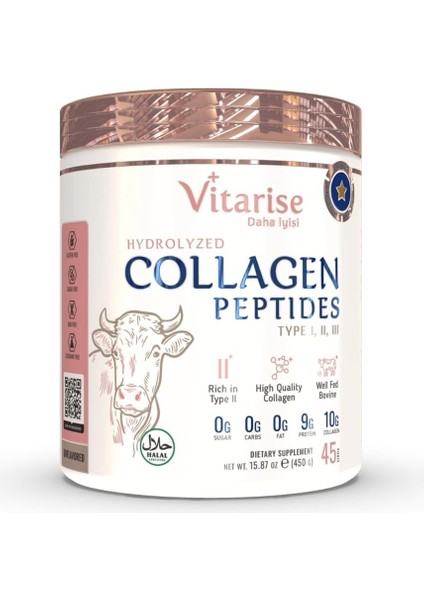 Vitarise Saf Hidrolize Kolajen (Tip 1-2-3) modelleri