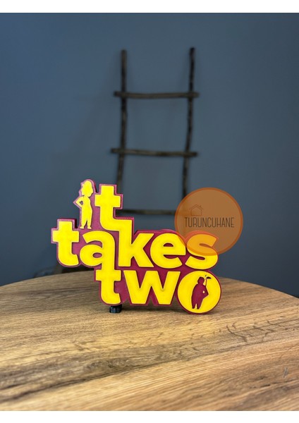 It Takes Two May Cody Logo Masaüstü Dekor Figür Hediyelik Playstation Xbox Koleksiyon 16 cm