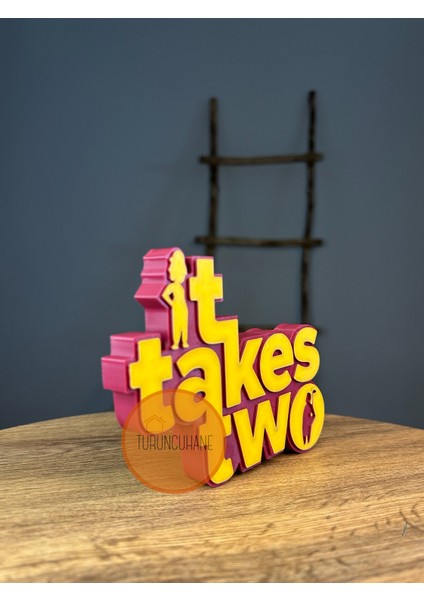It Takes Two May Cody Logo Masaüstü Dekor Figür Hediyelik Playstation Xbox Koleksiyon 16 cm fiyatları