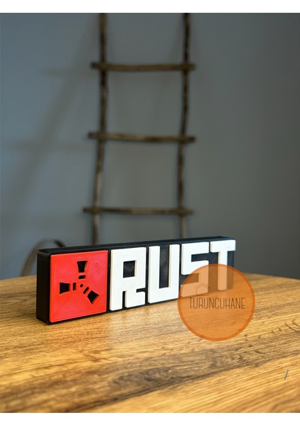 Rust Logo Gamer Odası Masaüstü Dekor Figür Hediyelik Playstation Xbox Koleksiyon 17 cm fiyatları