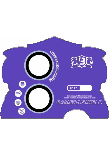 Apple iPhone 17 Bilvis Titan Kamera Lens - Açık Mavi fiyatları