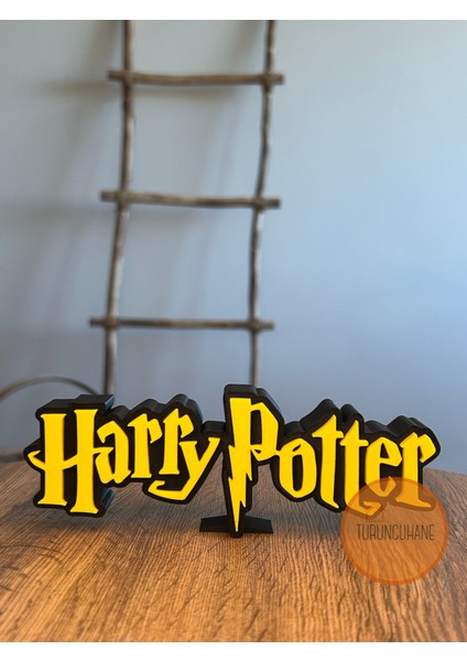 Harry Potter Logo Masaüstü Dekor Koleksiyon Figürü Hediyelik Dekoratif Obje Masa Süsü 17 cm