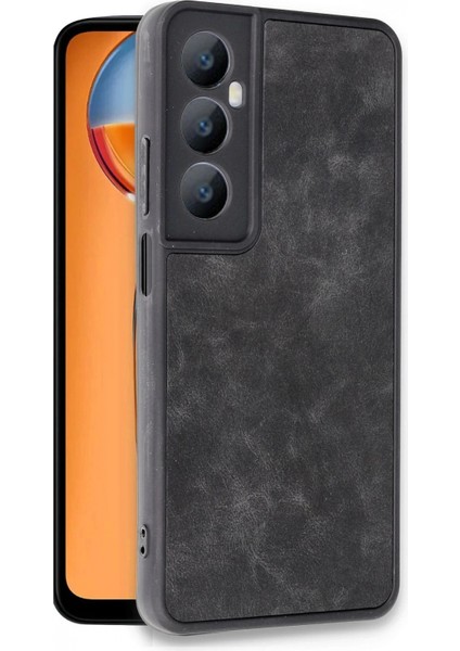 Realme C65 Kılıf Aras Deri Kapak - Siyah fiyatları