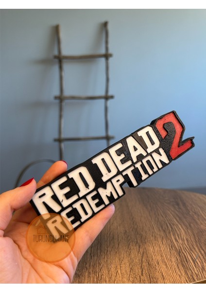 Red Dead Redemption 2 Logo Gamer Ps Xbox Masaüstü Dekor Koleksiyon Figürü Hediyelik Obje 17 cm M fiyatları