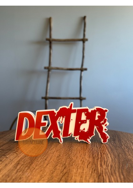 Dexter Morgan Logo Masaüstü Dekor Koleksiyon Figürü Hediyelik Dekoratif Obje Masa Süsü