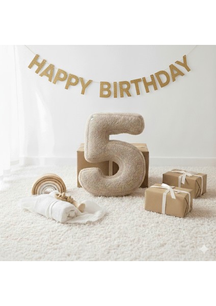 Morbido 5 Rakamı, Yastık, Kırlent, Elyaf Dolgulu, Welsoft , 40 cm fiyatları