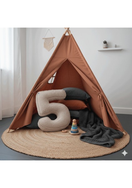 Morbido 5 Rakamı, Yastık, Kırlent, Elyaf Dolgulu, Welsoft , 40 cm fırsatları