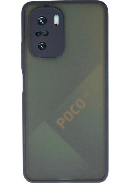 Ieg Xiaomi Poco F3 Kılıf Montreal Silikon Kapak - Lacivert