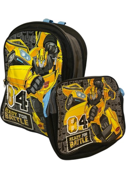 Lisanslı Transformers Temalı Beslenmeli Ilkokul Çantası