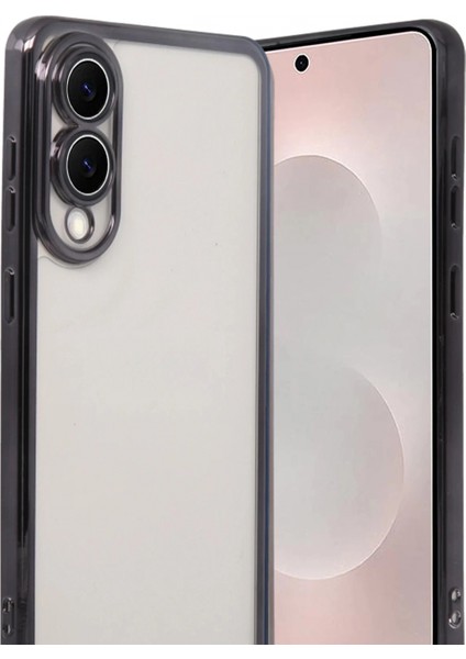 Samsung Galaxy S25 Edge Lensli Silikon - Siyah fiyatları