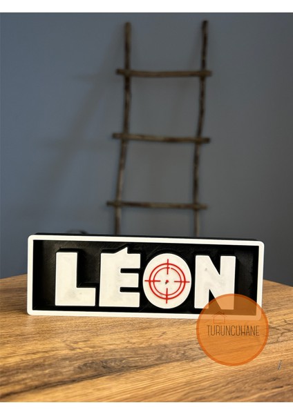 Leon Mathilda Film Logo Masaüstü Dekor Figür Hediyelik Koleksiyon 17 cm