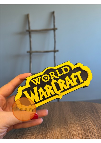 World Of Warcraft Logo Gamer Odası Masaüstü Dekor Figür Hediyelik Playstation Xbox Koleksiyon fiyatları
