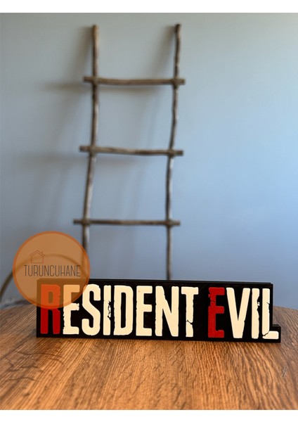 Resident Evil Ölümcül Deney Logo Game Masaüstü Dekor Hediyelik Playstation Xbox Koleksiyon 17 cm