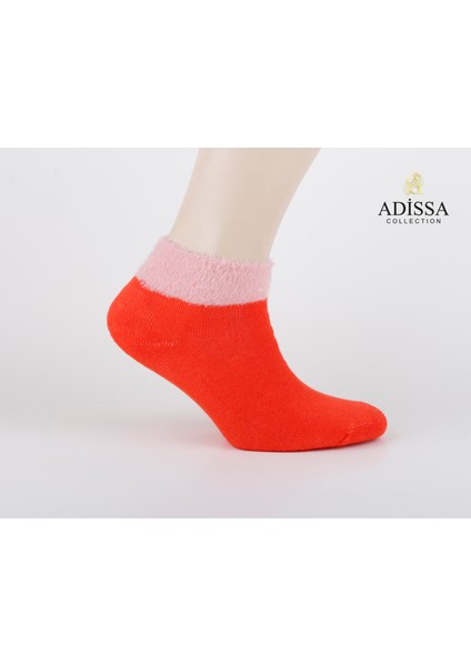 6'lı Kadın Kışlık Sakallı Çorap Seti | Yıkanmış & Parfümlü, Peluş Bilekli, Havlu Çorap Patik & Termal Ev Çorabı