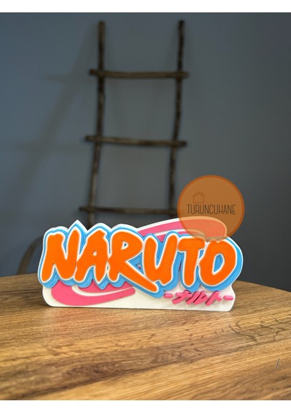 Naruto Manga Logo Masaüstü Dekor Figür Hediyelik Koleksiyon 17