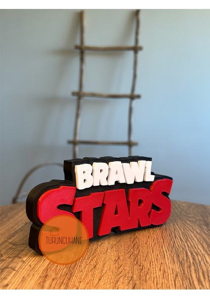 Brawl Stars Logo Gamer Odası Masaüstü Dekor Figür Hediyelik Playstation Xbox Koleksiyon 15 cm fiyatları