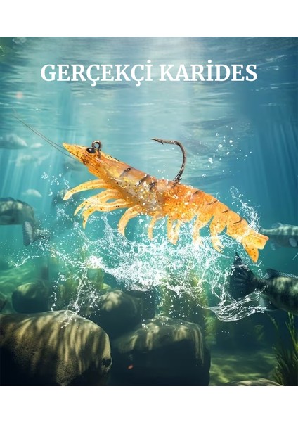 Suni Karides Yem 7.3cm 9g Yüksek Kaliteli Keskin Kanca Balık Yemi fiyatları