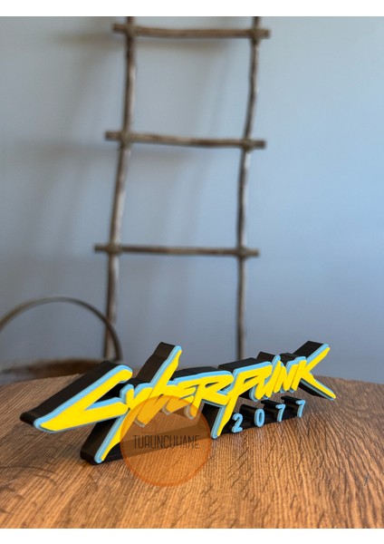 Cyberpunk 2077 Logo Gamer Odası Masaüstü Dekor Figür Hediyelik Playstation Xbox Koleksiyon 16 cm fiyatları