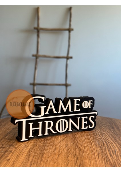 Game Of Thrones Logo Masaüstü Dekor Koleksiyon Figürü Hediyelik Dekoratif Obje Masa Süsü 15 cm fiyatları