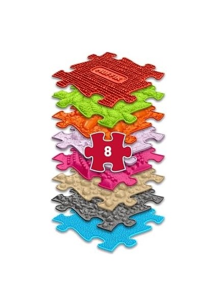 MFK-020-1 Medium 1 Orta Boy Duyusal Motor Yapboz Matı Çocuklar Için, Bebekler Için Duyusal Oyun Matı, Yetişkinler Için Masaj Yapboz Zemini 105 x 55 cm modelleri