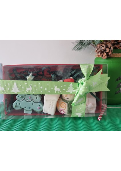 Yeniyıl Kardan Adam Mum Paketi