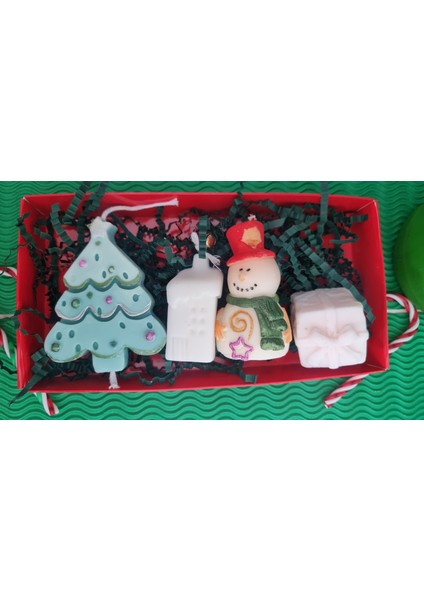 Yeniyıl Kardan Adam Mum Paketi fiyatları