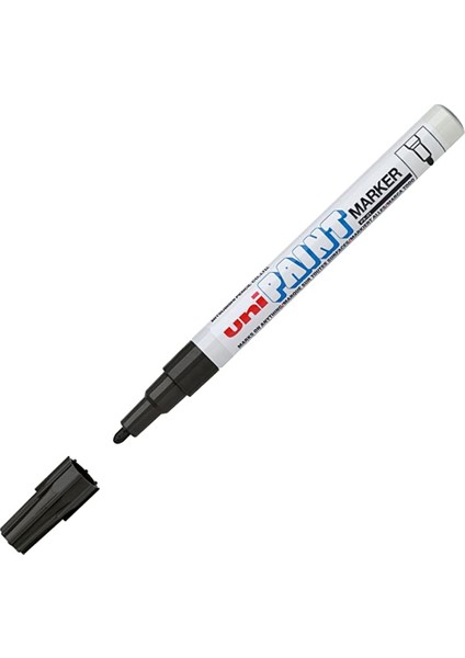 Uni-Ball Paınt Marker 0.8-1.2 Boyama Markörü Siyah Px-21