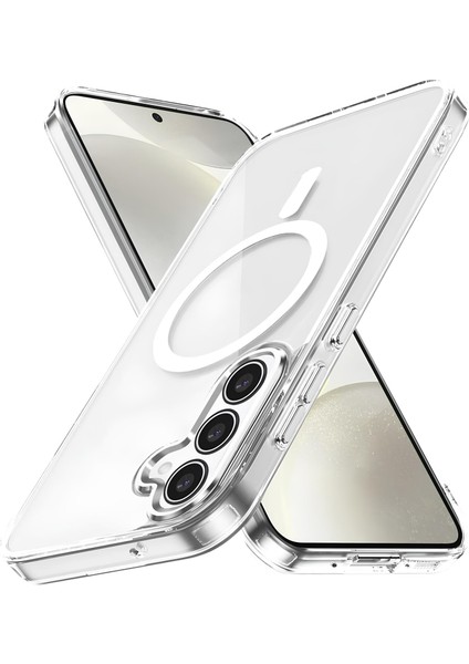 Galaxy A16 Şeffaf Mika Sararmaz Sert Magsafe Kılıf