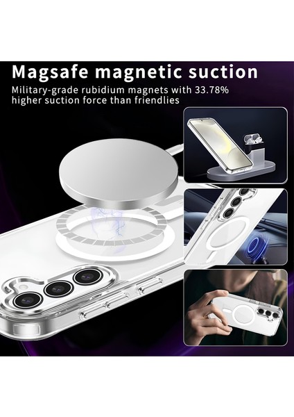 Galaxy A16 Şeffaf Mika Sararmaz Sert Magsafe Kılıf fırsatları
