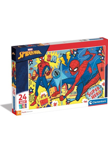 - 24 Maxi Parça Puzzle - Spiderman - 1