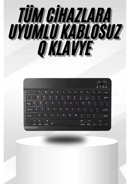 Bfs Kablosuz Bluetooth Bağlantılı Taşınabilir Q Klavye Tüm Cihazlara Uyumlu fiyatları