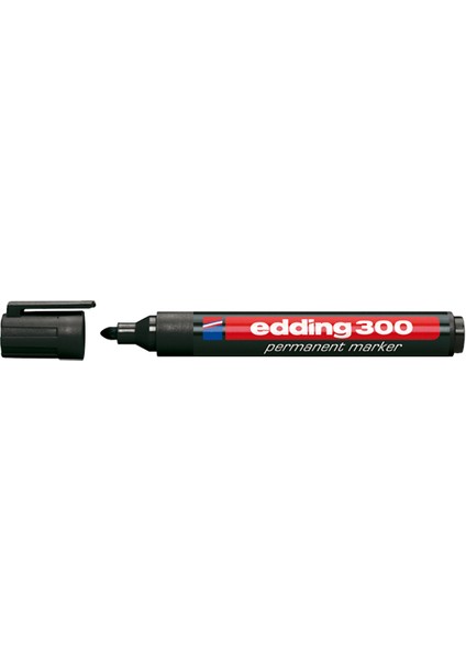 Edding Markör(10 Adet) Permanent Yuvarlak Uçlu 1.5-3 mm Siyah 300