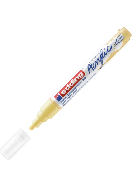 Edding Markör Akrilik Orta Uçlu Pastel Sarı 915-10-LI-PKT