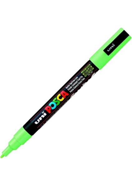 Uni-Ball Posca 0.9-1.3 Su Bazlı Poster Markörü A.yeşil Pc-3m
