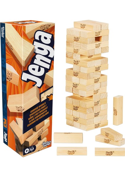 Gaming Daha Fazla Oyun ile Resmi Hasbro Jenga Oyunu
