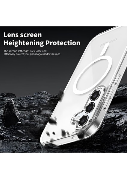 Galaxy A16 Şeffaf Mika Sararmaz Sert Magsafe Kılıf indirimleri