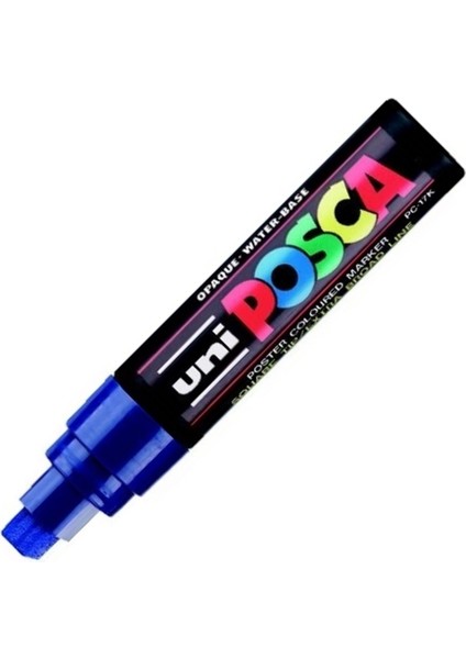 Uni-Ball Posca 15.0 Su Bazlı Poster Markörü Mavi PC-17K