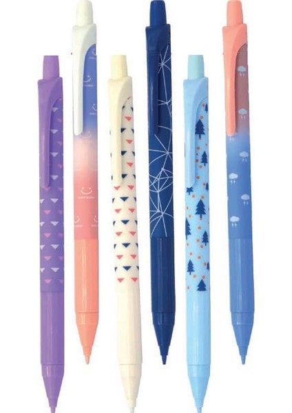 Gıpta Versatil Kalem 0.7 mm 6 Desen 48 Li Stand