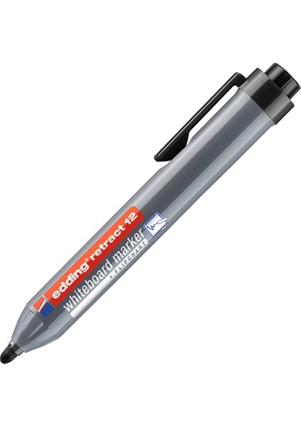 Edding Retract 12 Byt Markör Siyah Ed-12-10-Pkt