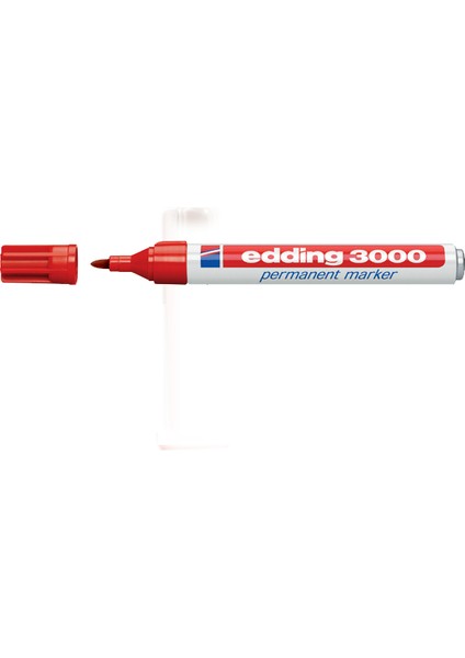 Edding Markör (10 Adet) Permanent Yuvarlak Uçlu 1.5-3 mm Kırmızı 3000 fiyatları