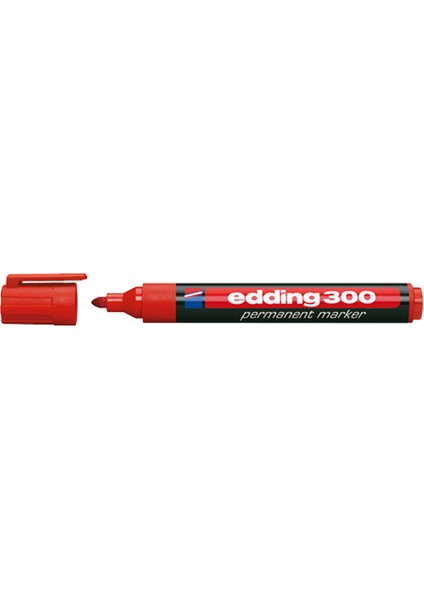 Edding Markör (10 Adet)Permanent Yuvarlak Uçlu 1.5-3 mm Kırmızı 300 fiyatları
