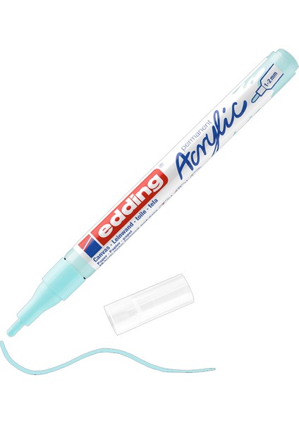 Edding Markör Akrilik Ince Uçlu Pastel Mavi 916-10-LI-PKT